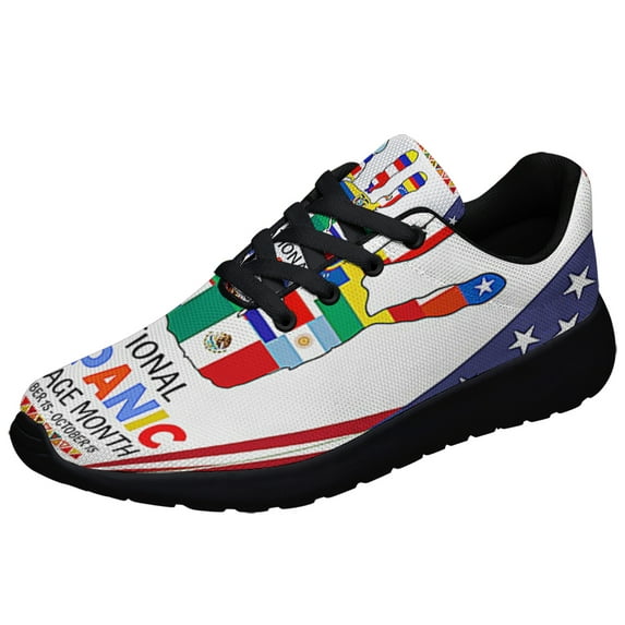 National Hispanic Heritage Month Shoes Sneakers Black Size 11.5