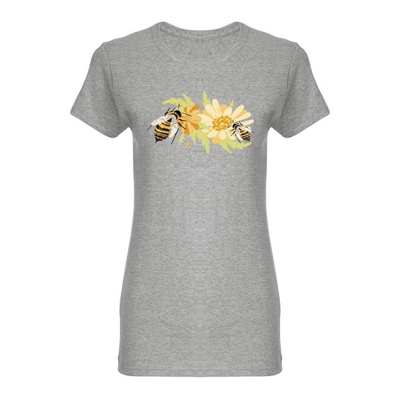 National Honey Bee Day Shaped T-Shirt Women -Image by Shutterstock, Female x-Large