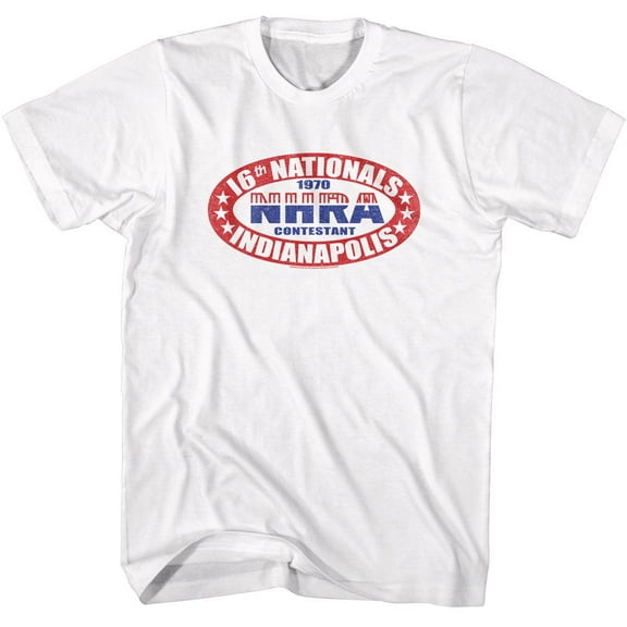 National Hot Rod Association NHRA 16Th Nationals White Adult T-Shirt