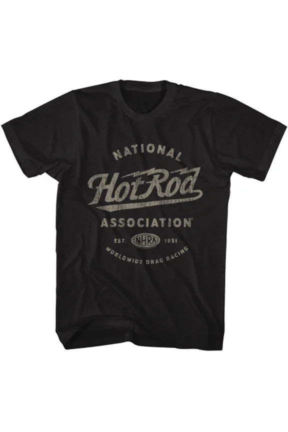 National Hot Rod Association NHRA Hot Rod Black Adult Logo Design Unisex T-Shirt up to Size 5XL