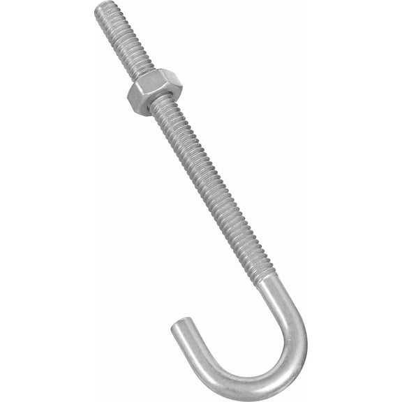 National J Bolt - Pack of 2 Construction & DIY Use, Standard Hardware Spec