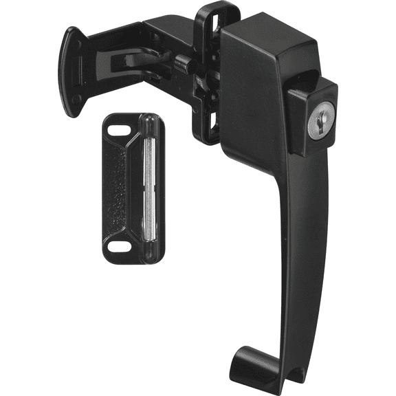 National Keyed Push Button Latch - Pack of 2  Standard Mounting Hardware, Drop-In Replacement