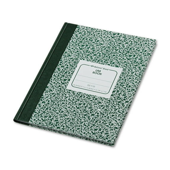 National Laboratory Notebook, 5 x 5 Quad Ruling, Flexible Cover, Sewn Binding, 10.125" x 7.875", 96 Sheets (53110)