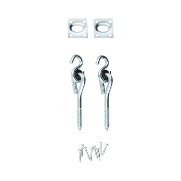 National Lag Screw Swing Hook Kit - Pack of 4