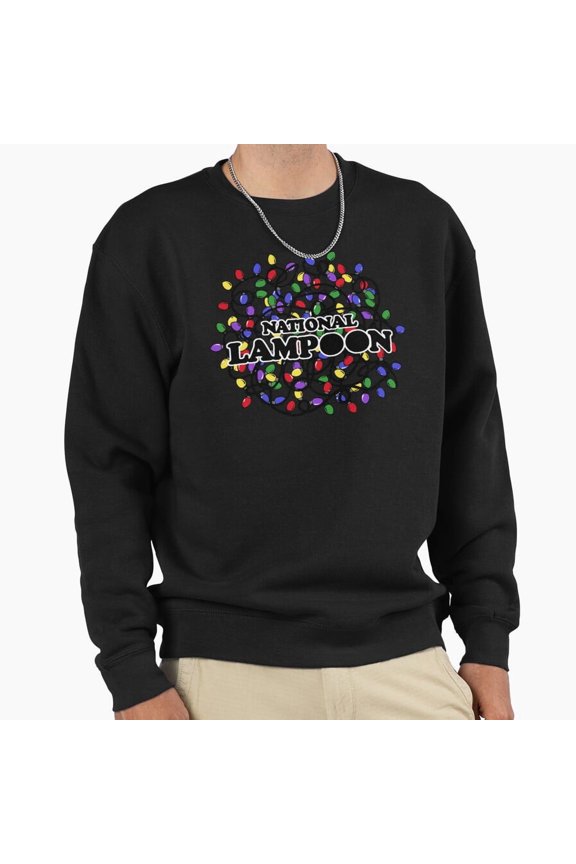 National Lampoon Christmas Lights Logo Graphic Unisex Sweatshirt Retro Movie Art - Best Gift G14202, Up to Size 5XL