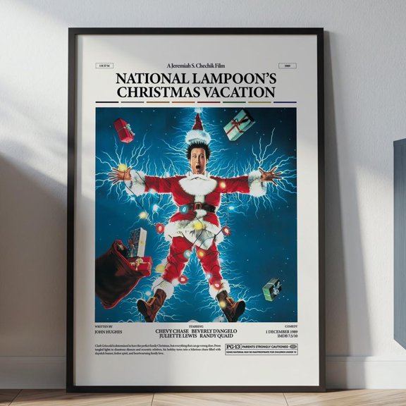 National Lampoon'S Christmas Vacation Poster, Clark Griswold Print, Unframed Poster Size 8x12