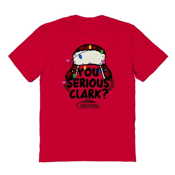 National Lampoon You Serious Clark? Graphic Red Men's Cotton T-Shirt