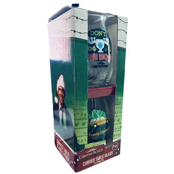 National Lampoon's Christmas Vacation 2-Piece Stemless Wine Glass Set