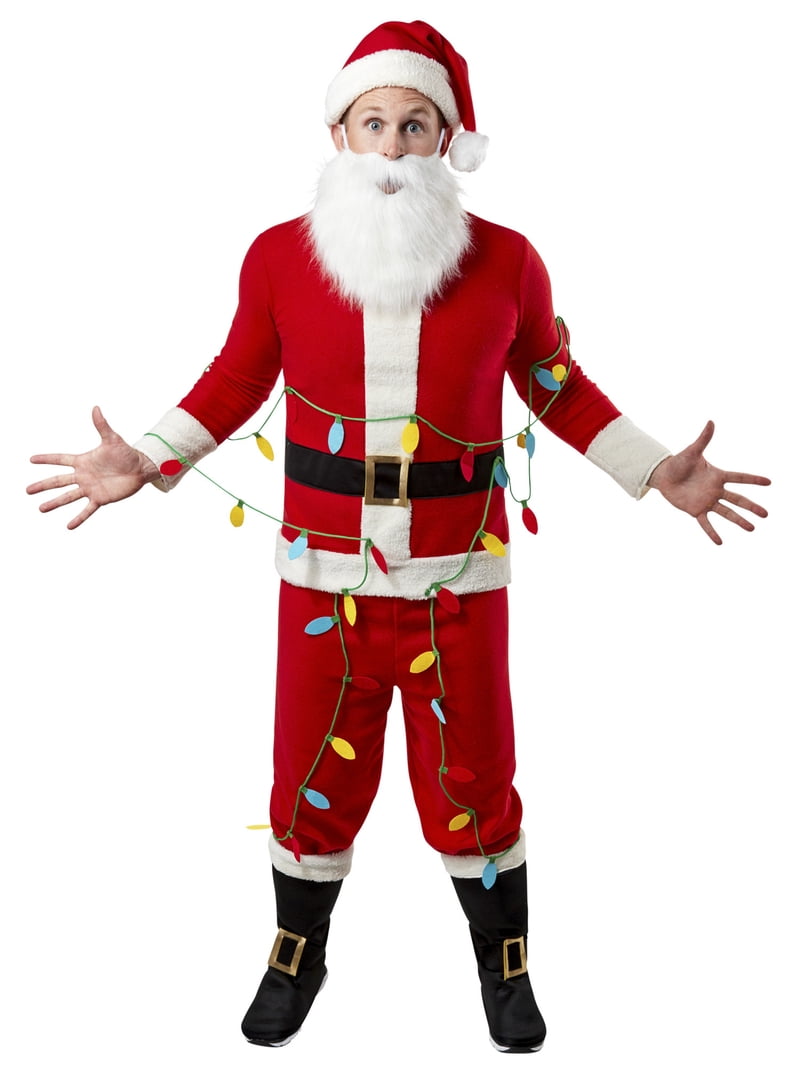 Men's National Lampoon's Christmas Vacation Clark Griswold Santa Costume L