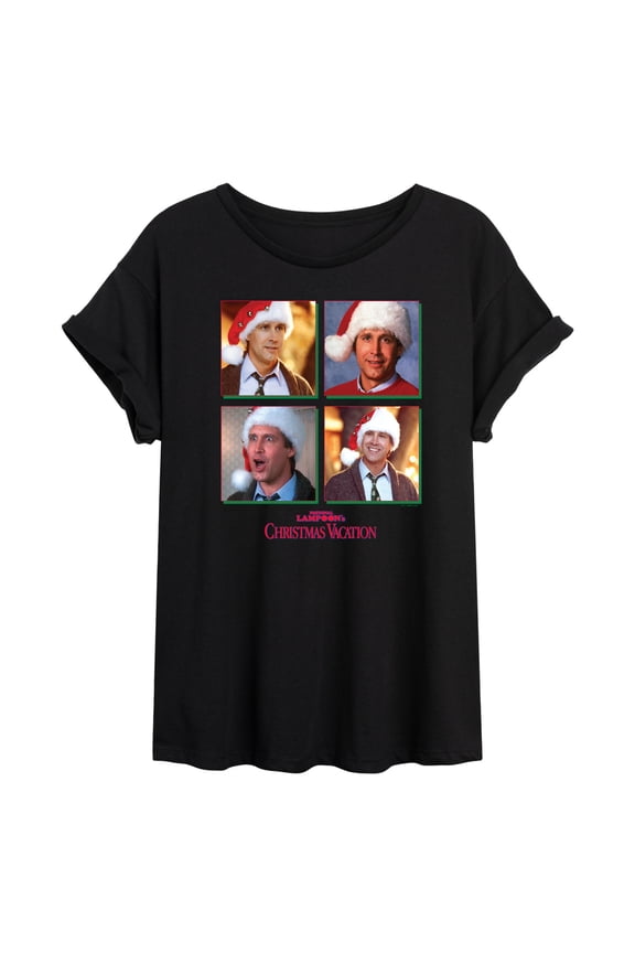 National Lampoon's Christmas Vacation - Clark Griswold - Juniors Ideal Flowy Muscle T-Shirt
