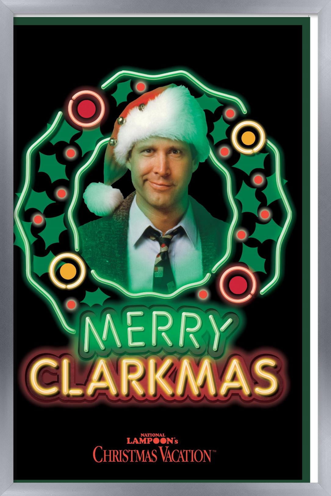 National Lampoon's Christmas Vacation - Clark Wall Poster, 14.725" x 22.375", Framed