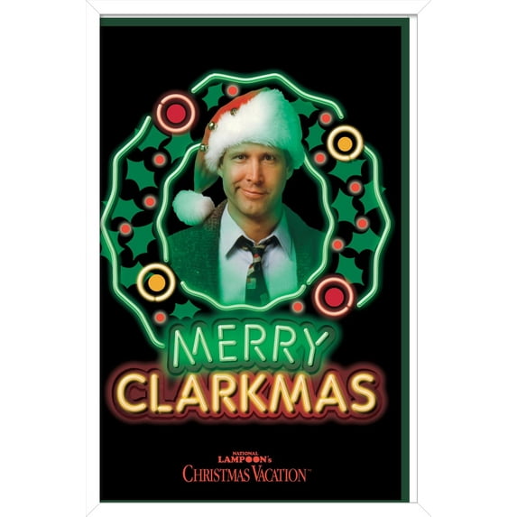 National Lampoon's Christmas Vacation - Clark Wall Poster, 14.725" x 22.375", Framed