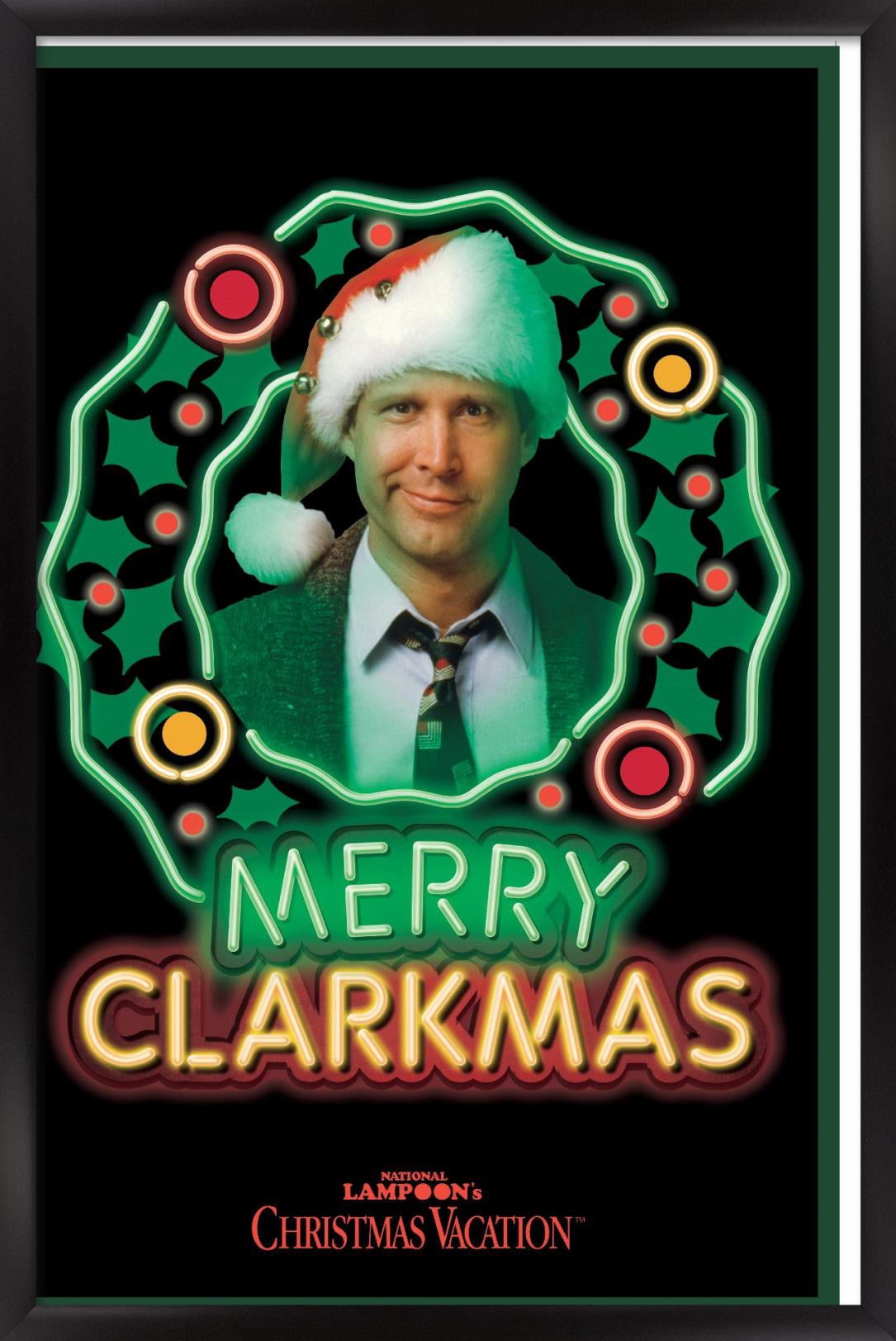 National Lampoon's Christmas Vacation - Clark Wall Poster, 14.725" x 22.375", Framed