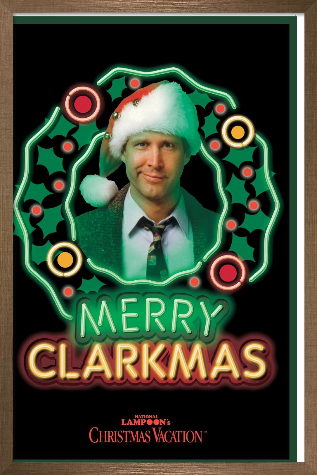 National Lampoon's Christmas Vacation - Clark Wall Poster, 22.375" x 34", Framed