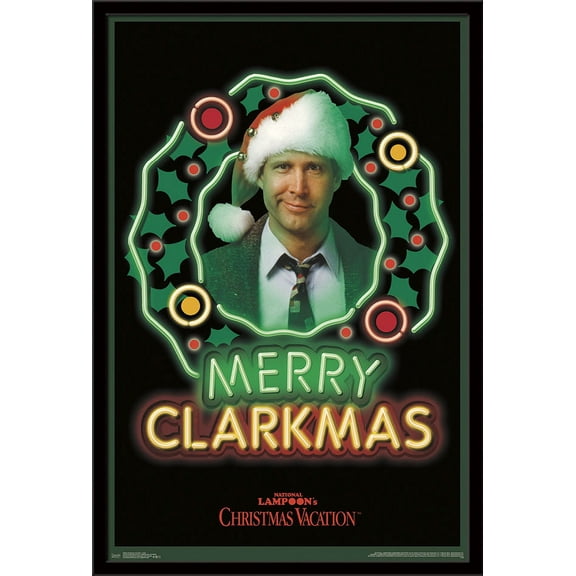 National Lampoon's Christmas Vacation - Clark Wall Poster, 22.375" x 34", Framed