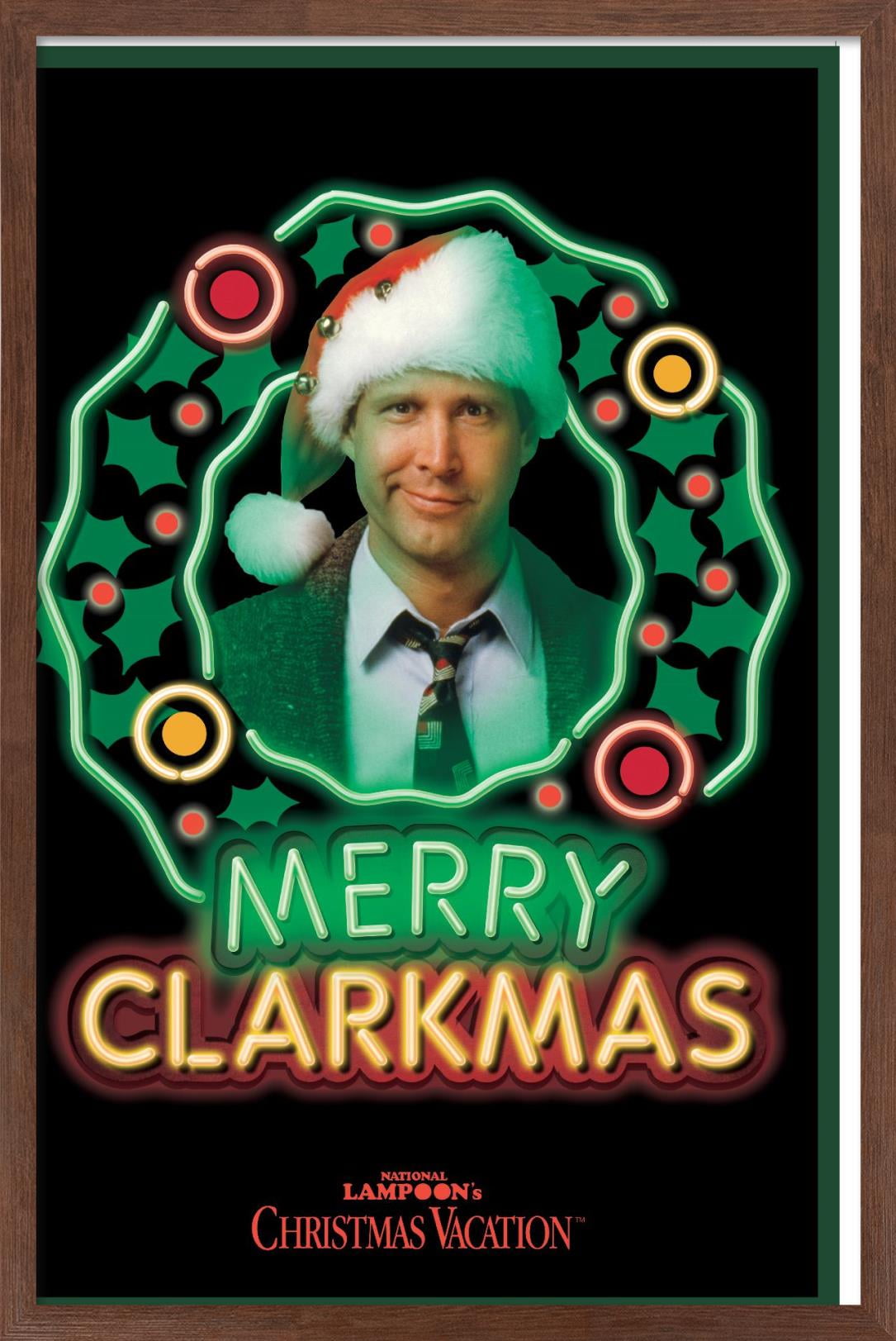 National Lampoon's Christmas Vacation - Clark Wall Poster, 22.375" x 34", Framed