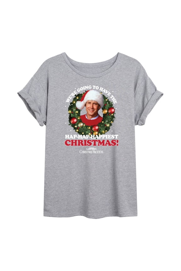 National Lampoon's Christmas Vacation - Clark's Happiest Christmas - Women's Oversized T-Shirt