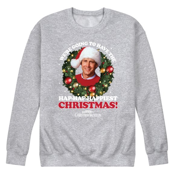 National Lampoon's Christmas Vacation - Clark's Happiest Christmas - Men's Crew Neck Fleece Pullover