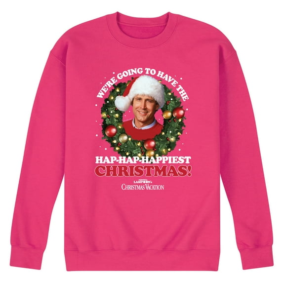 National Lampoon's Christmas Vacation - Clark's Happiest Christmas - Men's Crew Neck Fleece Pullover