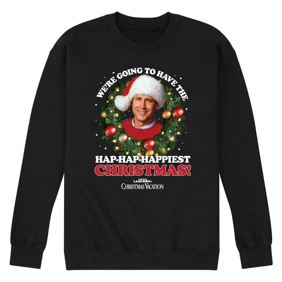 National Lampoon's Christmas Vacation - Clark's Happiest Christmas - Men's Crew Neck Fleece Pullover