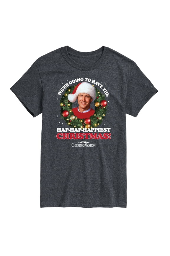 National Lampoon's Christmas Vacation - Clark's Happiest Christmas - Men's Short Sleeve Graphic T-Shirt