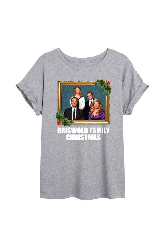 National Lampoon's Christmas Vacation - Classic Holiday Portrait - Women's Oversized T-Shirt