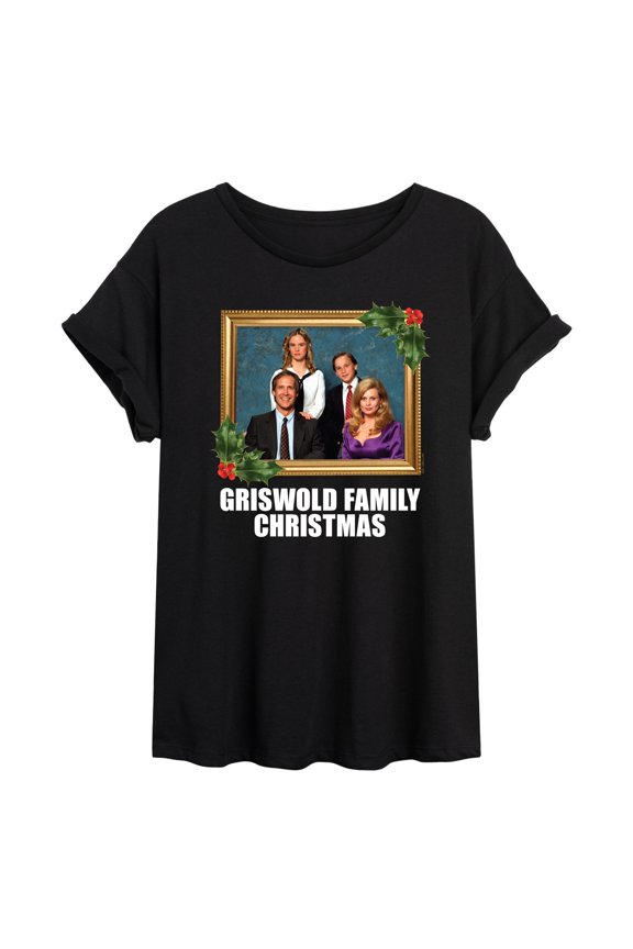 National Lampoon's Christmas Vacation - Classic Holiday Portrait - Women's Oversized T-Shirt