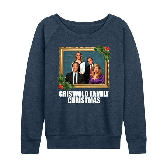 National Lampoon's Christmas Vacation - Classic Holiday Portrait - Women's Lightweight French Terry Long Sleeve Shirt
