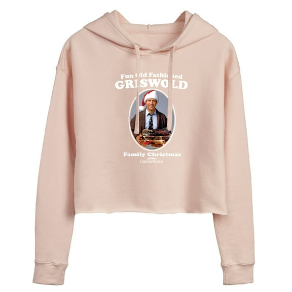 National Lampoon's Christmas Vacation - Fun Old Fashioned - Juniors Cropped Pullover Hoodie