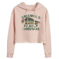 thumbnail image 1 of National Lampoon's Christmas Vacation - Griswold Family Christmas - Juniors Cropped Pullover Hoodie, 1 of 5