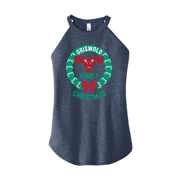 National Lampoon's Christmas Vacation - Griswold Family Christmas - Juniors High Neck Tank Top