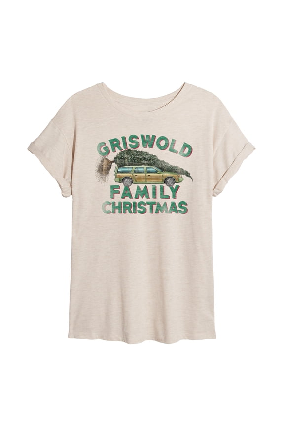 National Lampoon's Christmas Vacation - Griswold Family Christmas - Juniors Ideal Flowy Muscle T-Shirt