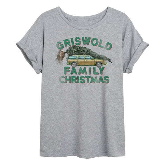 National Lampoon's Christmas Vacation - Griswold Family Christmas - Juniors Ideal Flowy Muscle T-Shirt