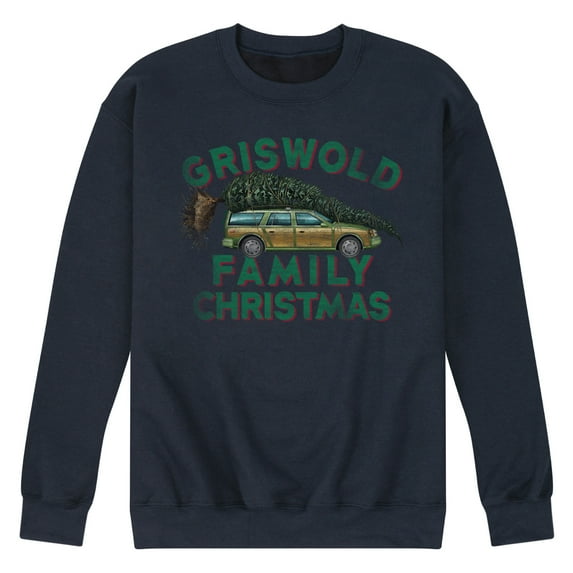 National Lampoon's Christmas Vacation - Griswold Family Christmas - Men's Crew Neck Fleece Pullover
