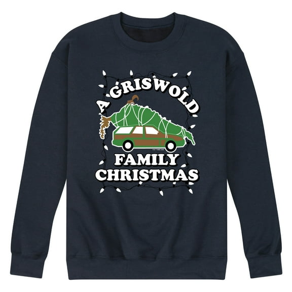 National Lampoon's Christmas Vacation - Griswold Family Christmas Tree - Men's Crew Neck Fleece Pullover