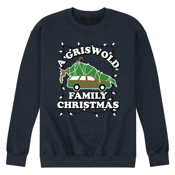 National Lampoon's Christmas Vacation - Griswold Family Christmas Tree - Men's Crew Neck Fleece Pullover