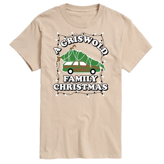 National Lampoon's Christmas Vacation - Griswold Family Christmas Tree - Men's Short Sleeve Graphic T-Shirt