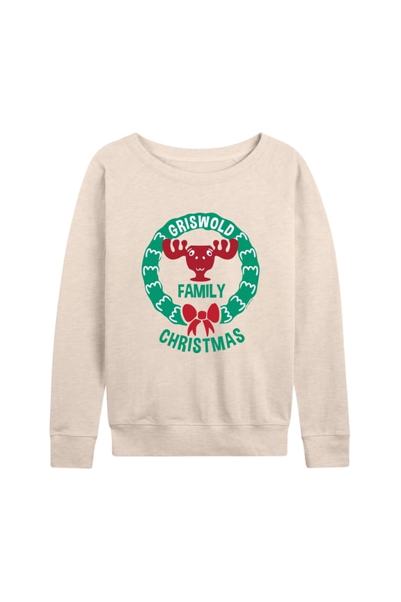 National Lampoon's Christmas Vacation - Griswold Family Christmas - Women's Lightweight French Terry Long Sleeve Shirt