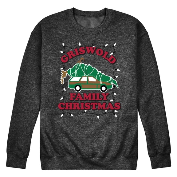 National Lampoon's Christmas Vacation - Griswold Family Holiday Lights - Men's Crew Neck Fleece Pullover