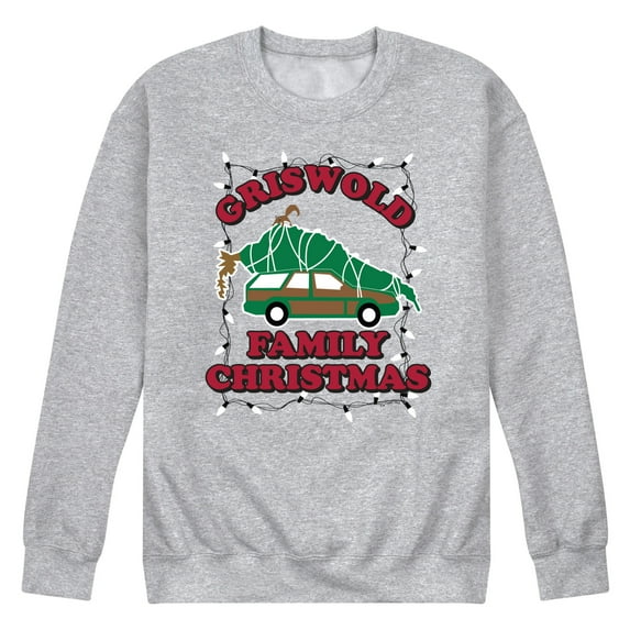 National Lampoon's Christmas Vacation - Griswold Family Holiday Lights - Men's Crew Neck Fleece Pullover
