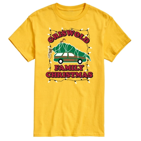 National Lampoon's Christmas Vacation - Griswold Family Holiday Lights - Men's Short Sleeve Graphic T-Shirt