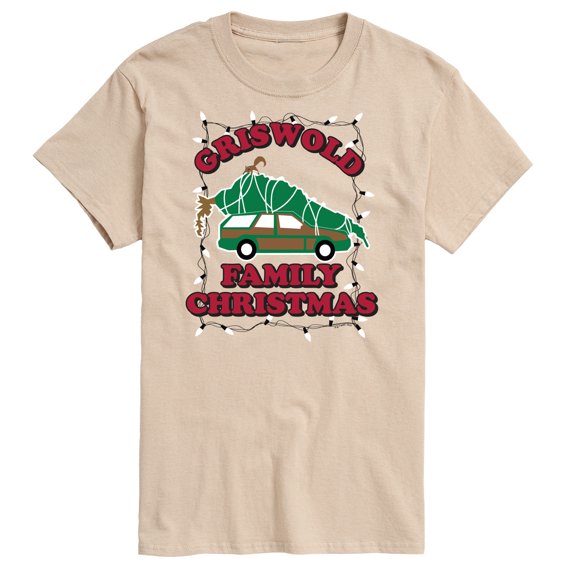 National Lampoon's Christmas Vacation - Griswold Family Holiday Lights - Men's Short Sleeve Graphic T-Shirt