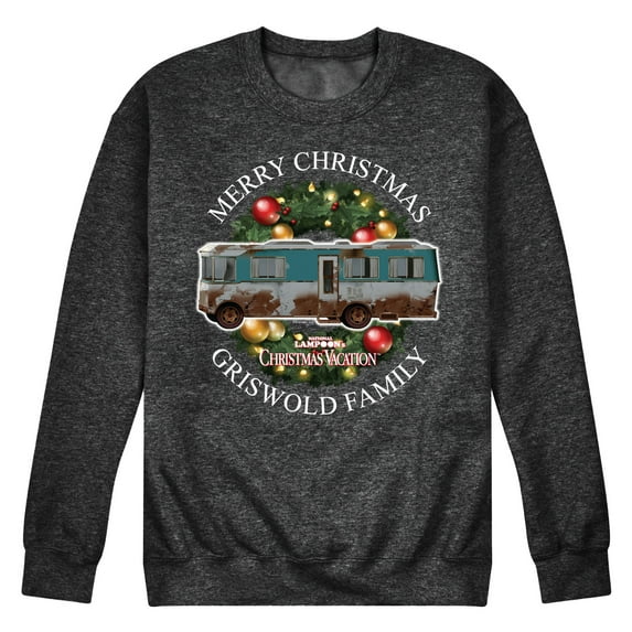 National Lampoon's Christmas Vacation - Griswold's RV - Men's Crew Neck Fleece Pullover