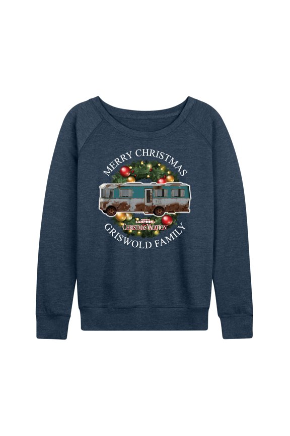 National Lampoon's Christmas Vacation - Griswold's RV - Women's Lightweight French Terry Long Sleeve Shirt