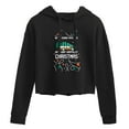 thumbnail image 1 of National Lampoon's Christmas Vacation - Hap-Hap-Happiest - Juniors Cropped Pullover Hoodie, 1 of 5