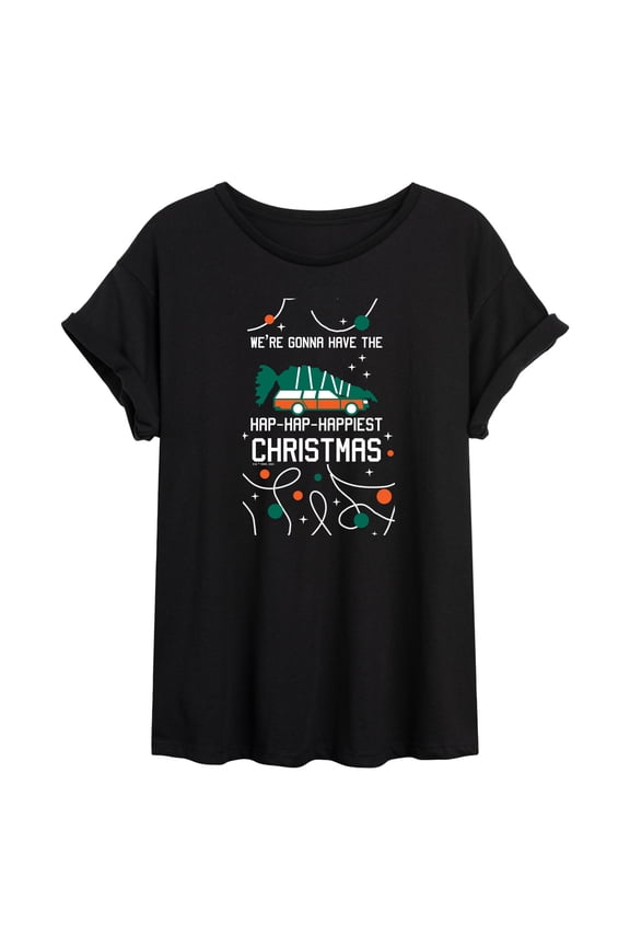 National Lampoon's Christmas Vacation - Hap-Hap-Happiest - Women's Oversized T-Shirt
