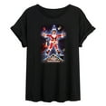 thumbnail image 1 of National Lampoon's Christmas Vacation - Holiday Light Electrocuted - Women's Oversized T-Shirt, 1 of 5
