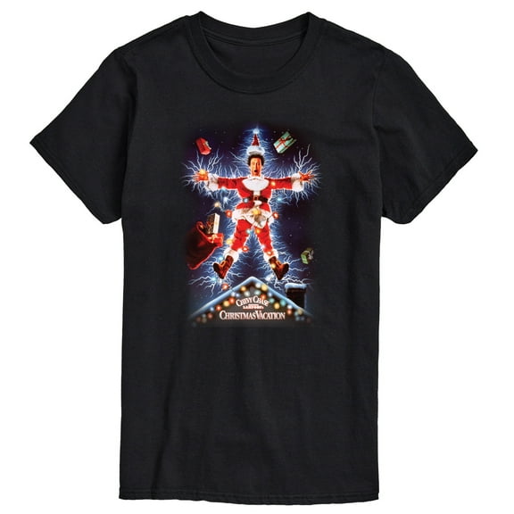 National Lampoon's Christmas Vacation - Holiday Light Electrocuted - Men's Short Sleeve Graphic T-Shirt