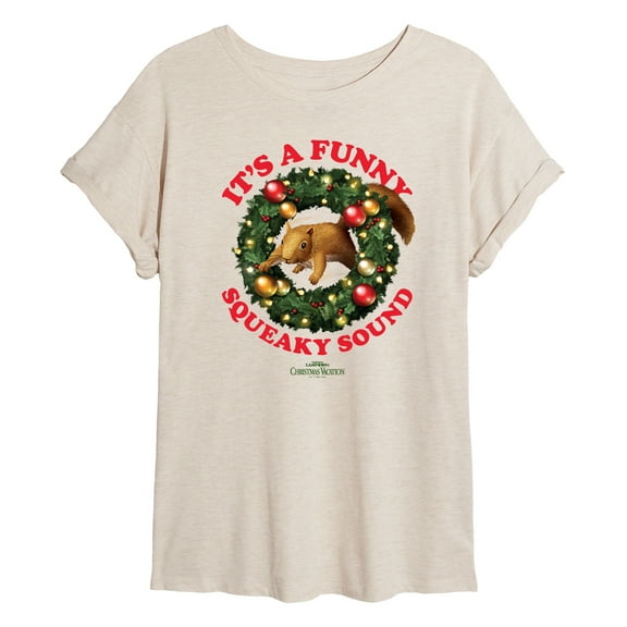 National Lampoon's Christmas Vacation - It's A Funny Squeaky Sound - Women's Oversized T-Shirt