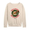 thumbnail image 1 of National Lampoon's Christmas Vacation - It's A Funny Squeaky Sound - Women's Lightweight French Terry Long Sleeve Shirt, 1 of 5
